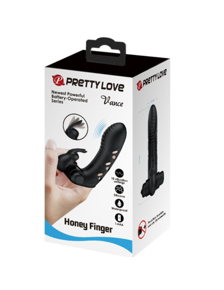 PRETTY LOVE VANCE FUNDA DEDO VIBRADOR CONEJO NEGRO PRETTY LOVE VANCE FUNDA DEDO VIBRADOR CONEJO NEGRO