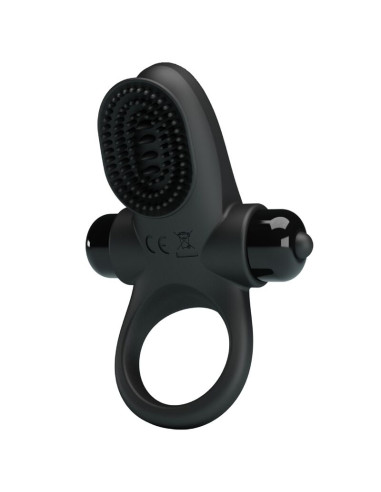 PRETTY LOVE ANILLO VIBRADOR II PARA PENE NEGRO
