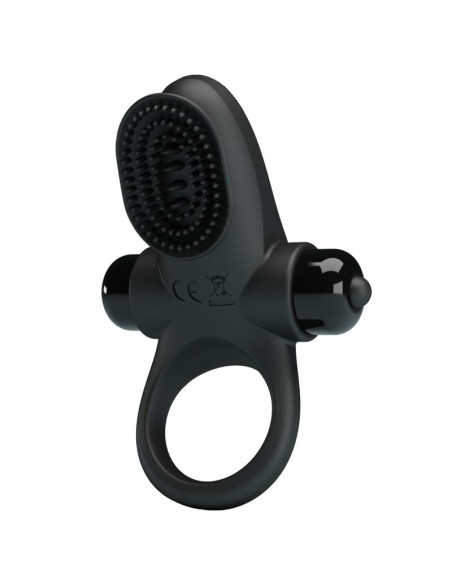 PRETTY LOVE ANILLO VIBRADOR II PARA PENE NEGRO PRETTY LOVE ANILLO VIBRADOR II PARA PENE NEGRO