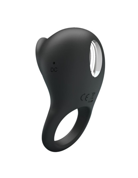 PRETTY LOVE ANILLO VIBRADOR PARA PENE CON LENGUA NEGRO PRETTY LOVE ANILLO VIBRADOR PARA PENE CON LENGUA NEGRO