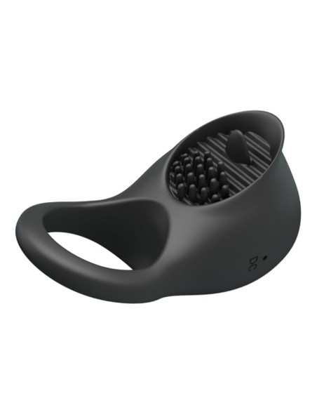 PRETTY LOVE ANILLO VIBRADOR PARA PENE CON LENGUA NEGRO PRETTY LOVE ANILLO VIBRADOR PARA PENE CON LENGUA NEGRO