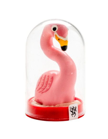 CONDOMERIE PRESERVATIVO DECORATIVO PINTADO A MANO FLAMENCO ROSA