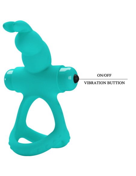 PRETTY LOVE FIGGY ANILLO VIBRADOR RABBIT VERDE PRETTY LOVE FIGGY ANILLO VIBRADOR RABBIT VERDE
