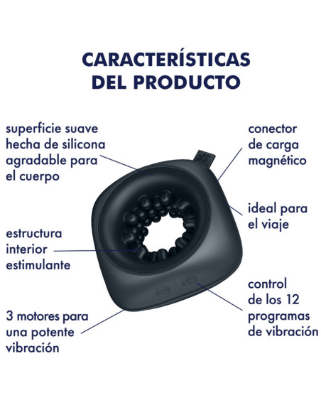 SATISFYER RING STROKER MASTURBADOR VIBRADOR SATISFYER RING STROKER MASTURBADOR VIBRADOR
