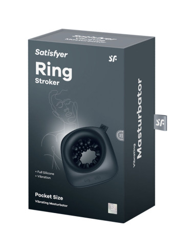 SATISFYER RING STROKER MASTURBADOR VIBRADOR