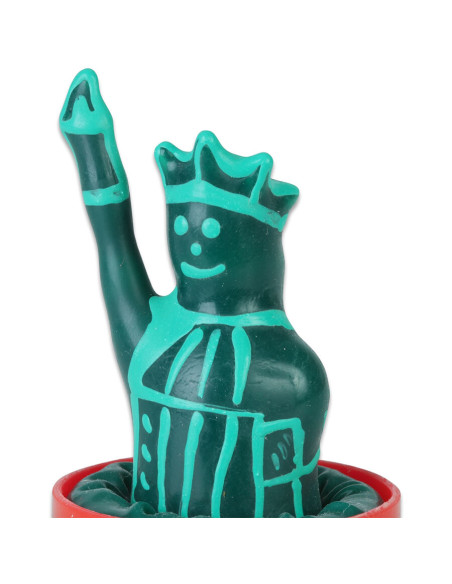 CONDOMERIE PRESERVATIVO DECORATIVO PINTADO A MANO ESTATUA DE LA LIBERTAD MODELO 1