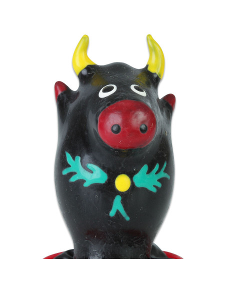 CONDOMERIE PRESERVATIVO DECORATIVO PINTADO A MANO TORO NEGRO MODELO 1