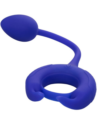 CALEXOTICS ADMIRAL ANILLO CON PESO PARA PENE AZUL