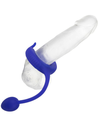 CALEXOTICS ADMIRAL ANILLO CON PESO PARA PENE AZUL