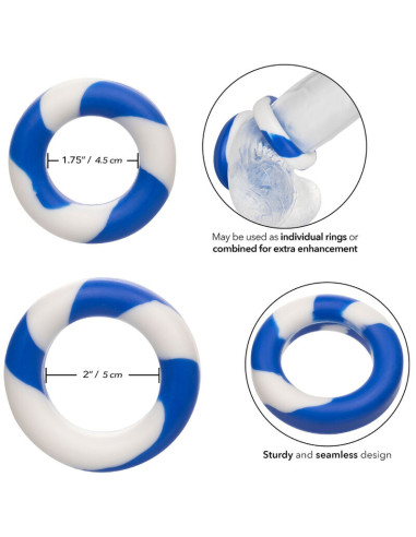 CALEXOTICS ADMIRAL SET 2 ANILLOS PARA PENE