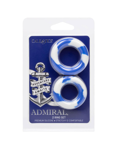 CALEXOTICS ADMIRAL SET 2 ANILLOS PARA PENE