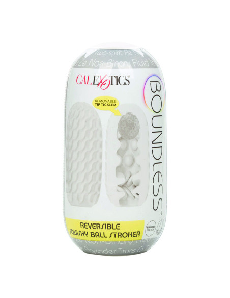 CALEXOTICS BOUNDLESS STROKER BLANDO REVERSIBLE GRIS CALEXOTICS BOUNDLESS STROKER BLANDO REVERSIBLE GRIS