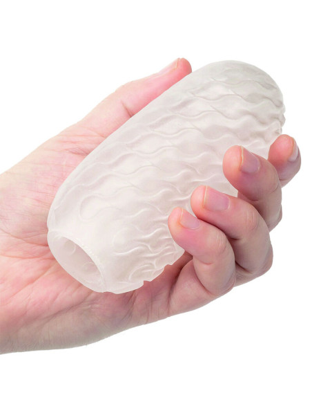 CALEXOTICS BOUNDLESS STROKER BLANDO REVERSIBLE GRIS CALEXOTICS BOUNDLESS STROKER BLANDO REVERSIBLE GRIS