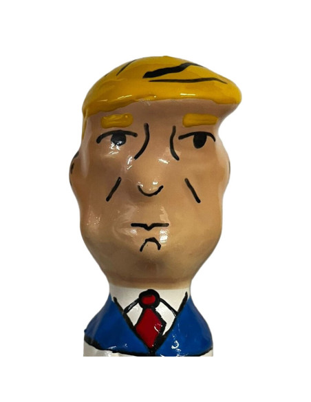 CONDOMERIE PRESERVATIVO DECORATIVO PINTADO A MANO TRUMP GRUAAN XL