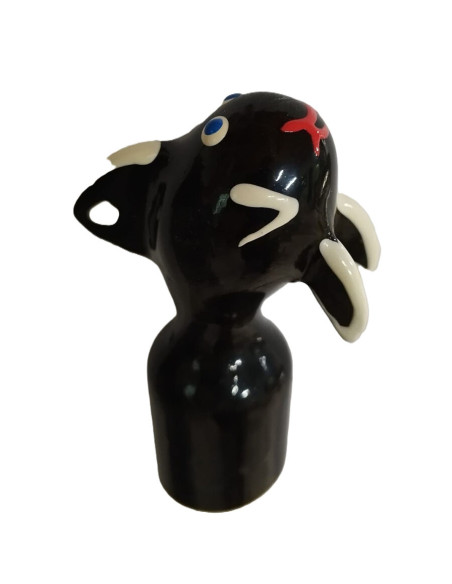 CONDOMERIE PRESERVATIVO DECORATIVO PINTADO A MANO ORCA AMABLE