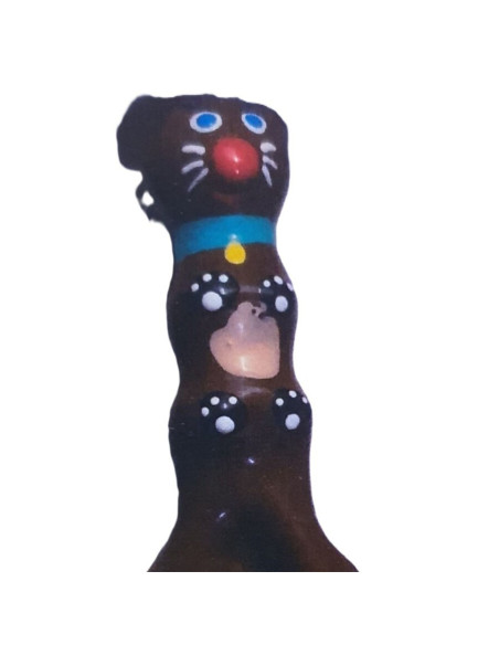CONDOMERIE PRESERVATIVO DECORATIVO PINTADO A MANO PERRO SALCHICHA MARRAN