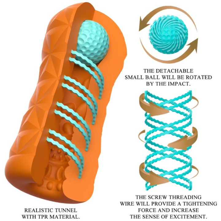 PRETTY LOVE MASTURBADOR VICTORIA CHENEY NARANJA