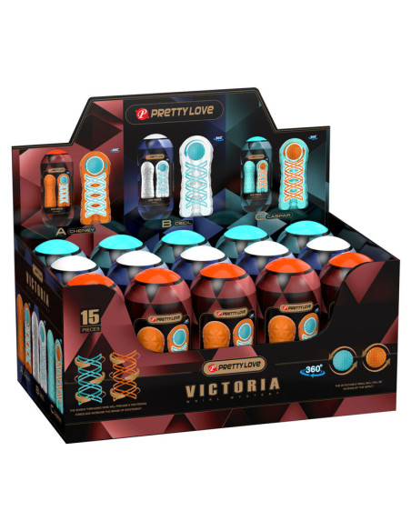 PRETTY LOVE MASTURBADOR VICTORIA 15 UNIDADES PRETTY LOVE MASTURBADOR VICTORIA 15 UNIDADES