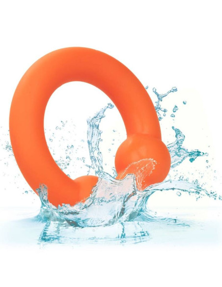 CALEXOTICS ALPHA ANILLO DOBLE BOLA NARANJA