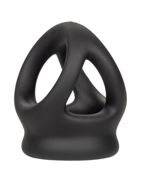 CALEXOTICS ALPHA ANILLO DE JAULA DOBLE NEGRO CALEXOTICS ALPHA ANILLO DE JAULA DOBLE NEGRO