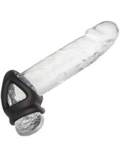 CALEXOTICS ALPHA ANILLO DE JAULA DOBLE NEGRO