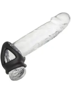 CALEXOTICS ALPHA ANILLO DE JAULA DOBLE NEGRO