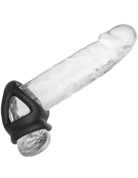 CALEXOTICS ALPHA ANILLO DE JAULA DOBLE NEGRO CALEXOTICS ALPHA ANILLO DE JAULA DOBLE NEGRO