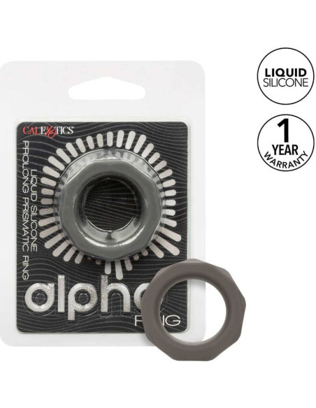 CALEXOTICS ALPHA ANILLO PROLONG PRISMTICO GRIS