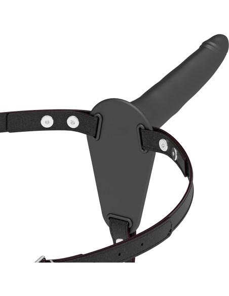 FETISH SUBMISSIVE HARNESS SILICONA NEGRO 15 CM