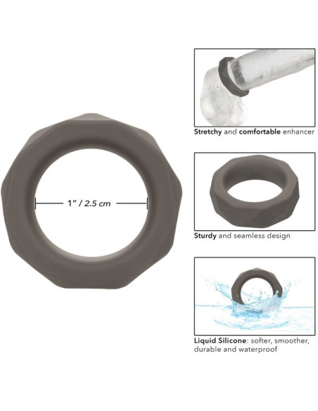 CALEXOTICS ALPHA ANILLO PROLONG PRISMTICO GRIS