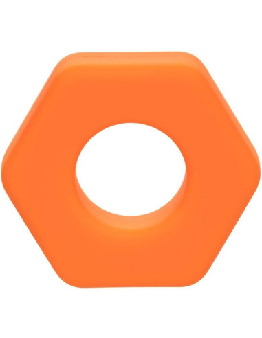 CALEXOTICS ALPHA ANILLO PROLONG SEXGONO NARANJA
