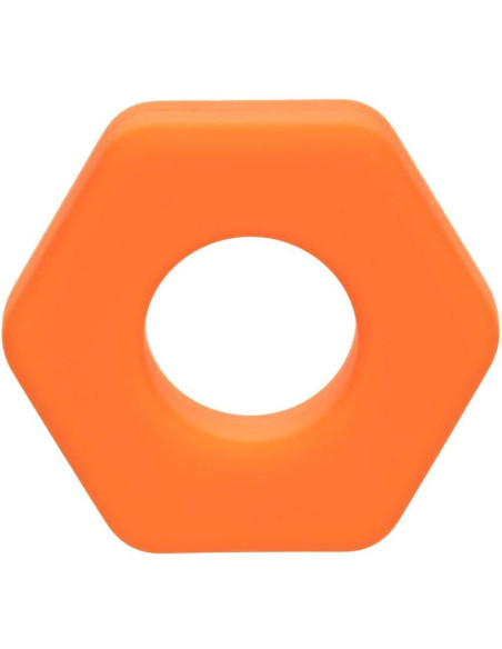 CALEXOTICS ALPHA ANILLO PROLONG SEXGONO NARANJA
