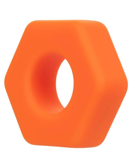CALEXOTICS ALPHA ANILLO PROLONG SEXGONO NARANJA
