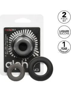 CALEXOTICS ALPHA SET DE 2 ANILLOS PROLONG GRIS 2