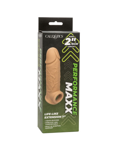 CALEXOTICS PERFORMANCE MAXX EXTENSION REALISTA 7 PIEL CLARO