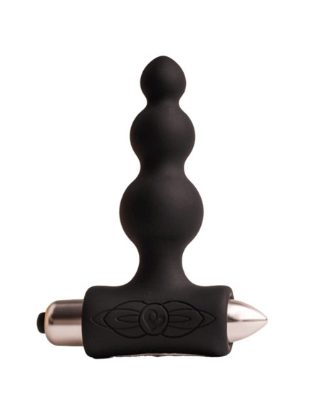 ROCKS OFF PETITE SENSATIONS BUBBLES PLUG ANAL VIBRADOR NEGRO
