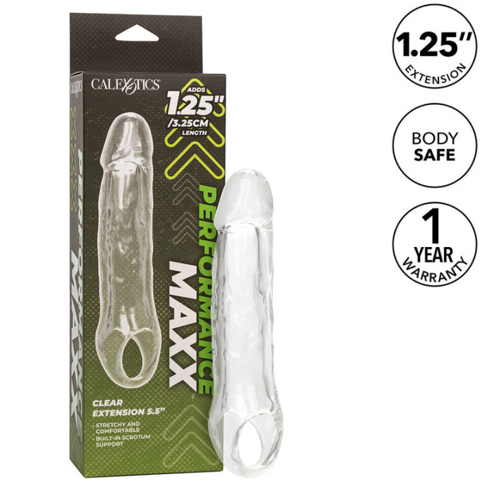 CALEXOTICS PERFORMANCE MAXX EXTENSION CLARA 55 TRANSPARENTE