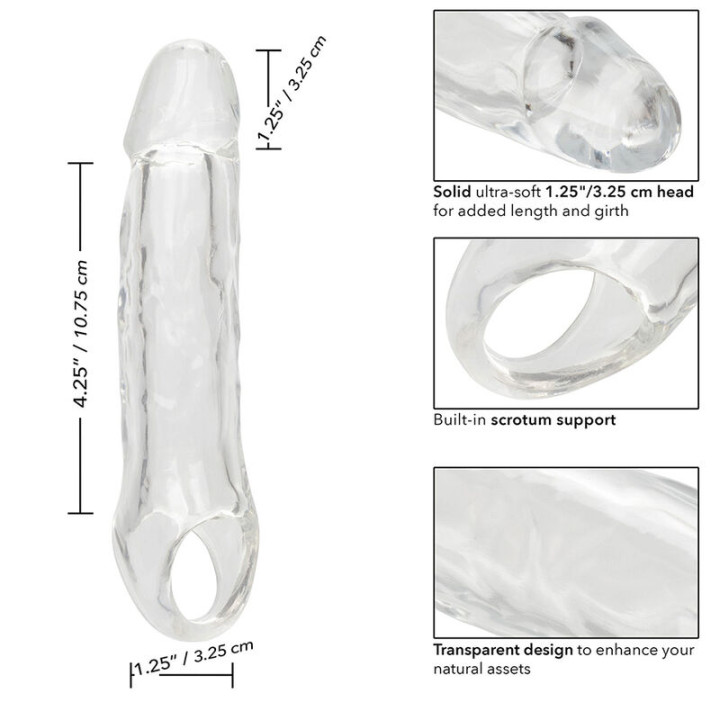 CALEXOTICS PERFORMANCE MAXX EXTENSION CLARA 55 TRANSPARENTE