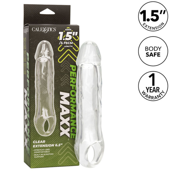 CALEXOTICS PERFORMANCE MAXX EXTENSION CLARA 65 TRANSPARENTE