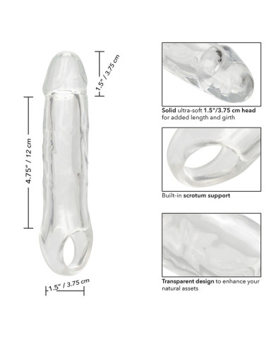CALEXOTICS PERFORMANCE MAXX EXTENSION CLARA 65 TRANSPARENTE