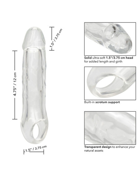 CALEXOTICS PERFORMANCE MAXX EXTENSION CLARA 65 TRANSPARENTE CALEXOTICS PERFORMANCE MAXX EXTENSION CLARA 65 TRANSPARENTE