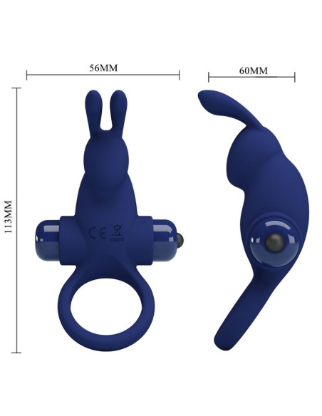 PRETTY LOVE JIRO ANILLO RABBIT CON VIBRACION AZUL PRETTY LOVE JIRO ANILLO RABBIT CON VIBRACION AZUL