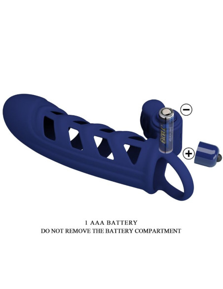 PRETTY LOVE ALTAF ANILLO VIBRADOR CON FUNDA DE SILICONA AZUL PRETTY LOVE ALTAF ANILLO VIBRADOR CON FUNDA DE SILICONA AZUL