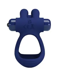 PRETTY LOVE FRANCISCO DOBLE ANILLO VIBRADOR RABBIT AZUL 2