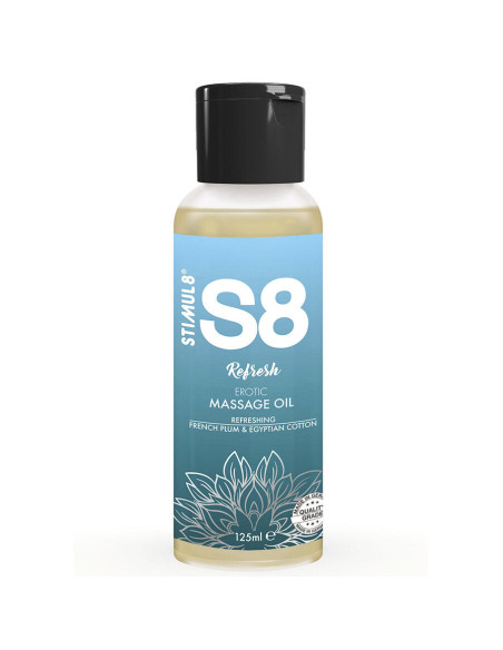 STIMUL8 S8 REFRESH ACEITE DE MASAJE ALGODAN 125 ML