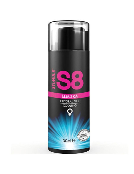 STIMUL8 S8 ELECTRA GEL ESTIMULADOR DE CLATORIS EFECTO FRAO 30 ML