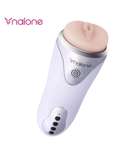 NALONE MAGICIAN MASTURBADOR CON VIBRACION BLANCO