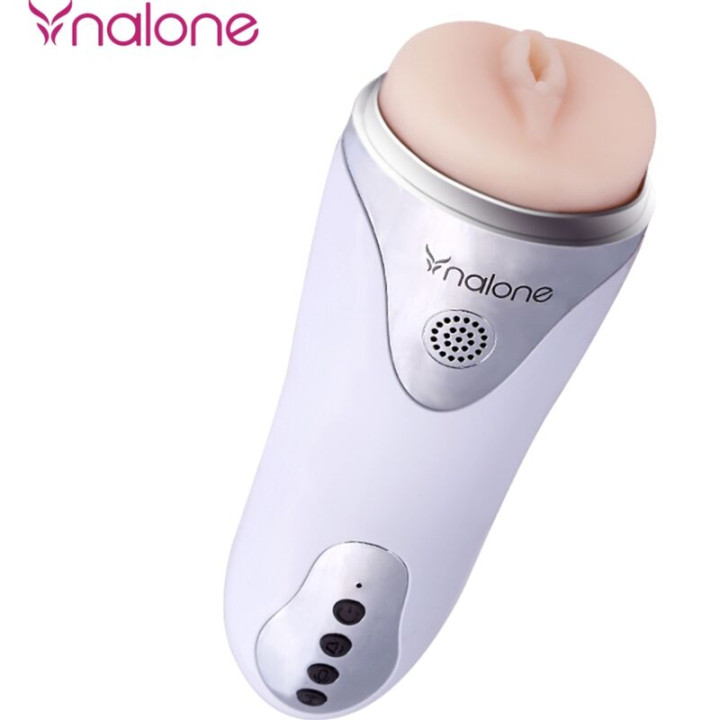 NALONE MAGICIAN MASTURBADOR CON VIBRACION BLANCO