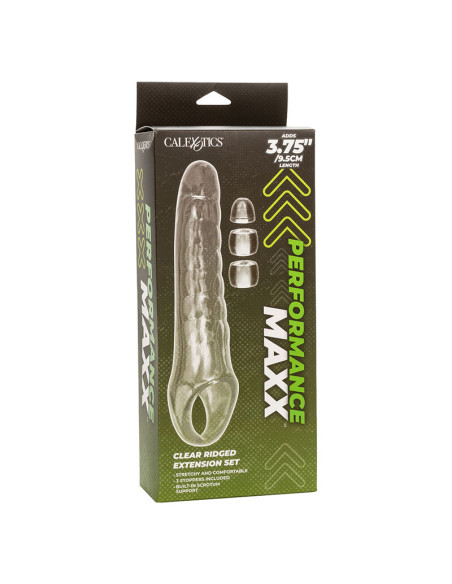 CALEXOTICS MAXX EXTENSOR DE PENE AJUSTABLE TRANSPARENTE CALEXOTICS MAXX EXTENSOR DE PENE AJUSTABLE TRANSPARENTE