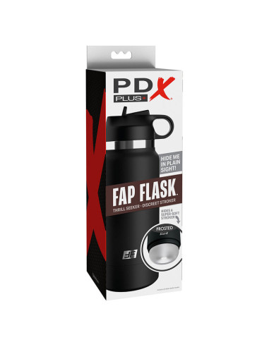 PDX PLUS FAP FLASK ESTIMULADOR DE BOTELLA DISCRETO TRANSPARENTE MODELO 1